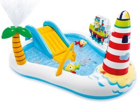 Intex - Piscina Gonfiabile Fishing Fun Play Center +3 Anni - cm.218x188x99h. - peso kg.4,35 (57162)