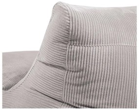 Puof a sacco viola con rivestimento in velluto a coste Seat 100 Lounge – SLOWDOWN