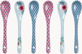 Set di 6 cucchiaini Oriental Flower