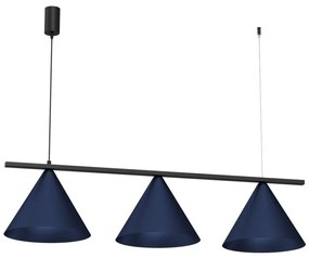 Lampadario a cavo CAPITAL 3xGX53/15W/230V blu