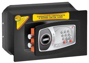 Cassaforte con codice elettronico TECHNOMAX NT/3 a incasso L 34 x H 21 x P 20 cm