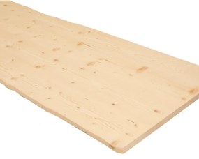 Tavola massello in legno di abete, 1° scelta L 90 x 240 cm x Sp 40 mm
