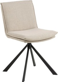 Sedia da pranzo crema Flynn - Actona