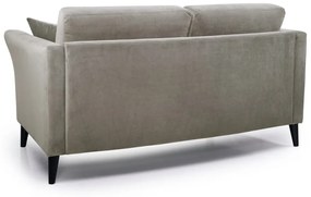 Divano in velluto marrone 165 cm Eden - Scandic