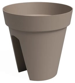 Fioriera pensile per ringhiere in plastica riciclata ø 30 cm Capri - Artevasi