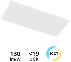 Pannello LED 120x60 42W CCT Bianco Variabile UGR19 con driver Philips Colore Bianco Variabile CCT
