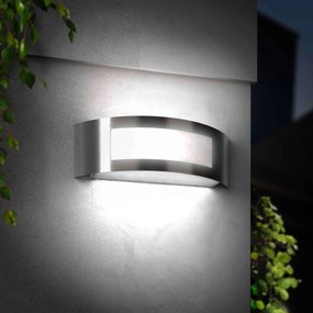 Applique color INOX da Parete E27 IP54 da Esterno - Serie ARC