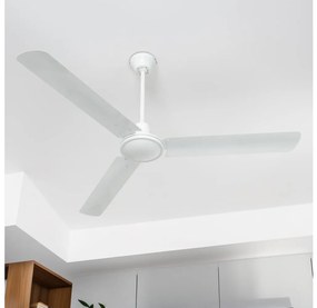 ZEVENTI - Ventilatore a soffitto TOFINO bianco