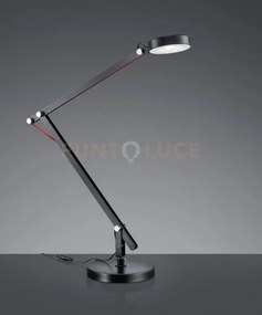 Lampada da studio led nera base morsetto amsterdam 527920102