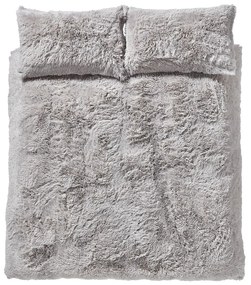 Biancheria grigia estesa per letto matrimoniale 230x220 cm Cuddly Deep Pile - Catherine Lansfield