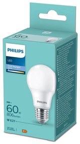 Lampadina LED Philips A60 E27/8W/230V 6500K