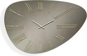 Orologio da parete DREW in cristallo Bronzo e numeri Oro 58x78 cm