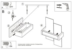 Brilagi -  Applique a LED HERA 1xE27/7,5W/230V wenge