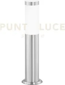 Paletto tokyo nikel 1 luce attacco e27 ip44 450x115x115mm in acciai...