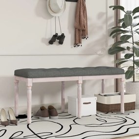 Panca Grigio Scuro 110x40x49 Cm İn Tessuto /