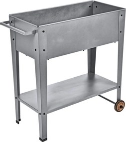 Cassetta rialzata per coltivazione con rotelle Lavandia - Garden Pleasure