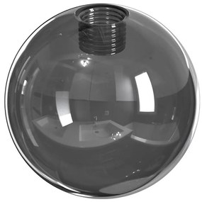 Paralume di ricambio per lampadario e applique ROSSI pr. 14 cm grigio/fumo