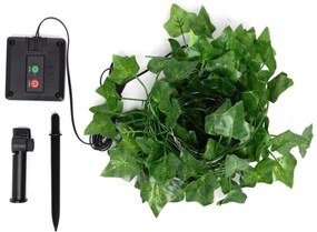 Aigostar - Catena LED solare 100xLED/12m IP65 bianco caldo ivy