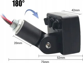 Proiettore da esterno a LED con sensore LED/20W/230V 4000K IP65 nero