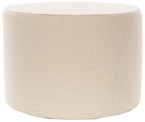 Pouf RABO, diametro 58 cm, crema
