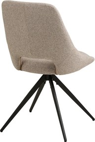 Sedia da pranzo beige in imbottito Dokka – House Nordic