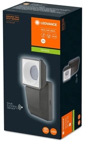 Ledvance - Applique da esterno a LED con sensore  SPOT LED/8W/230V IP55 nera