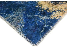 Tappeto blu/oro 180x120 cm - Vitaus