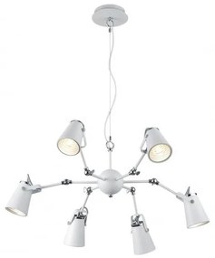 Trio - Lampadario a sospensione con filo EDWARD 6xE14/40W/230V