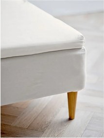 Lenzuolo con angoli bianco in cotone 180x200 cm Calm – Södahl