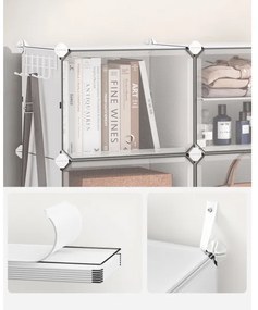 Scaffale modulare con scomparti BOXIFY bianco