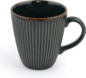 Tazze in ceramica verde scuro in set da 6 pezzi 0,3 l - Hermia