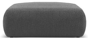 Sgabello grigio scuro in tessuto bouclé Molino - Micadoni Home