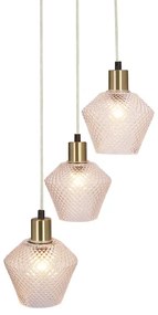 Lampadario a sospensione con filo GRENIKO 3xE14/40W/230V