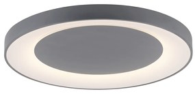 Plafoniera grigio scuro incl. LED con telecomando - Meidan