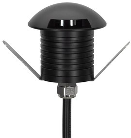 Faretto 3W Monodirezione IP67 Nero - Professional Colore Bianco Caldo 2.700K