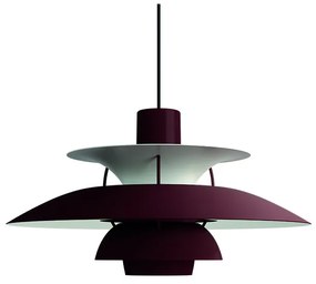 Louis Poulsen - PH 5 Lampada a Sospensione Monochrome Burgundy Louis Poulsen