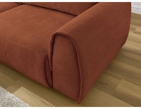 Divano angolare arancione Aden – Bobochic Paris