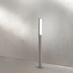 Paletto per esterni a LED in alluminio Silver TOMMY H90 cm