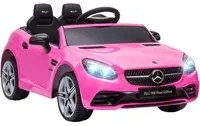 Macchina Elettrica per Bambini 12V con Licenza Mercedes SLC 300 Rosa