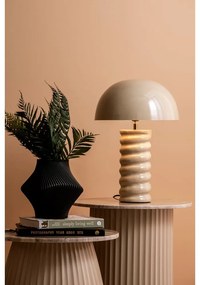 Lampada da tavolo grigia (altezza totale 45 cm) Gracio – Leitmotiv