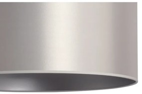 Duolla - Lampadario a sospensione con filo CANNES 1xE27/15W/230V diametro 50 cm argento