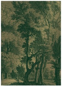 KEK Amsterdam Wandbild Engraved Landscapes Gold 16 - M
