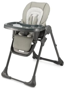 KINDERKRAFT - Sedia da pranzo per bambini TUMMIE grigio