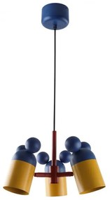 Lampada per bambini blu con paralume in metallo ø 30 cm Mouse II – GTV