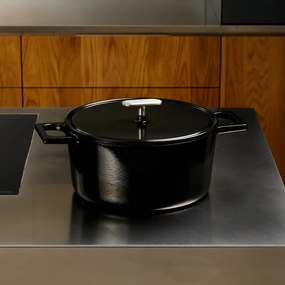 Casseruola in ghisa con coperchio incluso adatta all'induzione 5,5 l Mattia 3.0 – FABINI