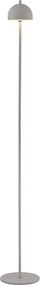 Schöner Wohnen 19245-39 - Lampada da terra LED dimmerabile BELLIS, 2,5W/5V, IP54, grigio