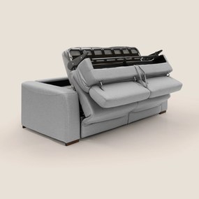 Poseidon divano letto + relax elettrico in tessuto smacchiabile impermeabile T05 grigio