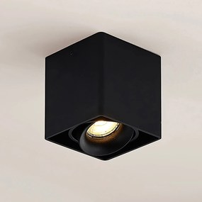 Faretto a soffitto Kubika Arcchio, dimmerabile, Nero, Corridoio, Alluminio, Moderno, Plafoniera