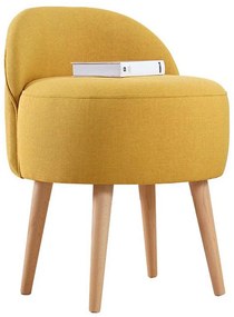 Poltroncina per bambini NIKI, diametro 46 cm, gialla