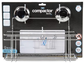 Mensola autoportante in metallo per bagno in argento Bestlock Bath - Compactor